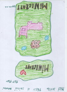 svítící povlečení Minecraft(lippoo.cz)