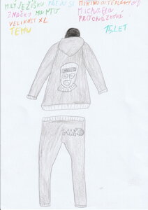 tepláková souprava Manto, vel. XL (Temu)