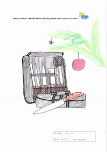 sada nožů s pouzdrem