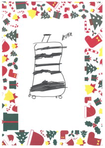 Cestovní kufr AGA TRAVEL černý