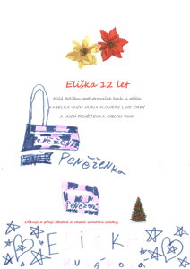 kabelka Vuch Nuria Flowers line grey a Vuch peněženka Gibson pink