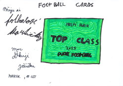 fotbalové kartičky, top class 2025 