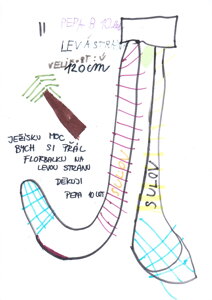 florbalka 120 cm ,na levou stranu