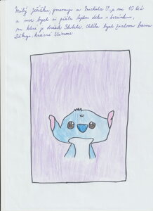 teplou deku s beránkem s obrázkem Stitche