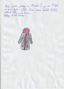 Dívčí zimní kabát Kuggo, vel 158