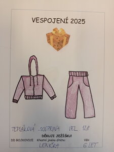 Tepláková souprava, vel. 128