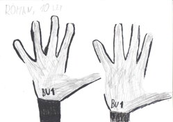 fotbalové rukavice dětské BU1 PLUS NC JR