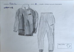  tepláková souprava vel. S