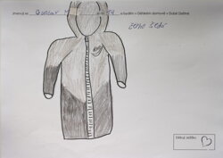 mikina černo šedá vel. M