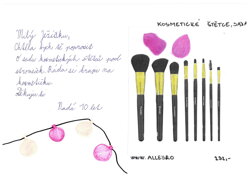 Sada kosmetických štětců