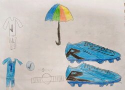 Sportovní obuv modrá Nike vel. 31