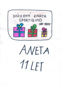 Dárková karta do obchodu Sportisimo