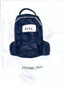 černý batoh Nike