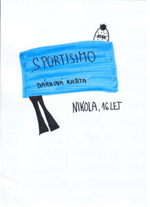 Dárková karta do obchodu Sportisimo