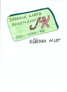 Dárková karta do obchodu Rossmann