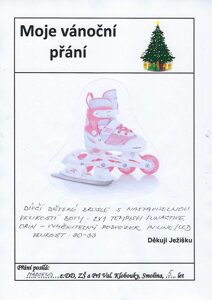 Dívčí nastavitelné brusle