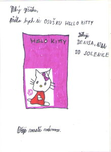 OSUŠKA HELLO KITTY