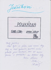 POUKÁZKA NA OBUV