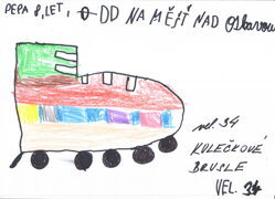 KOLEČKOVÉ BRUSLE VEL.34