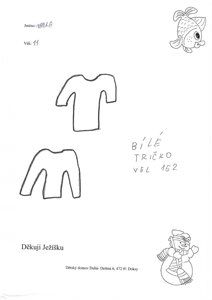 BÍLÉ TRIKO VEL.152