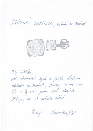 stříbrné náušnice