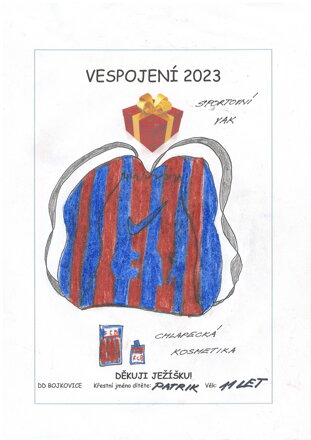 Sportovní vak a chlapecká kosmetika 