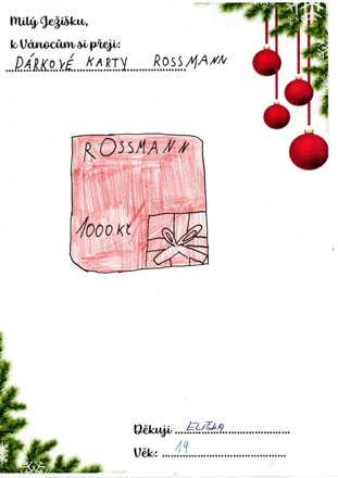 dárková karta Rossmann