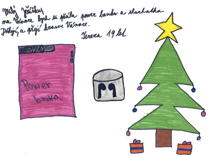 powerbanka a sluchátka