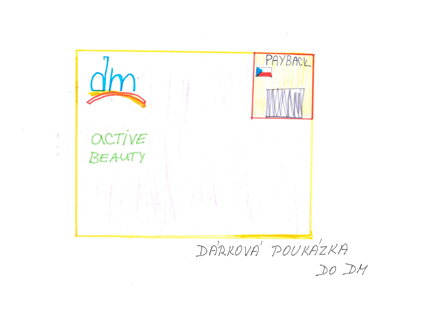 dárkový poukaz DM drogerie