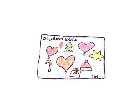 dárkový poukaz DM drogerie