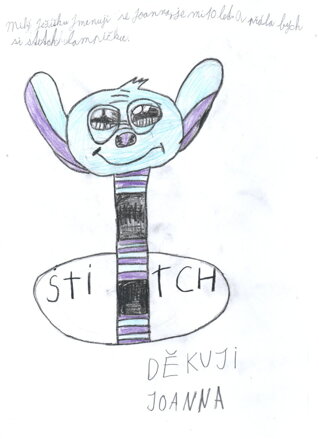  Lampička Stitch