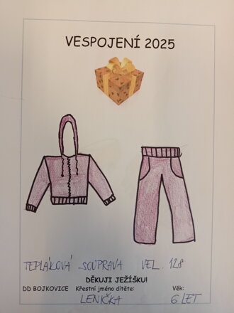 Tepláková souprava, vel. 128