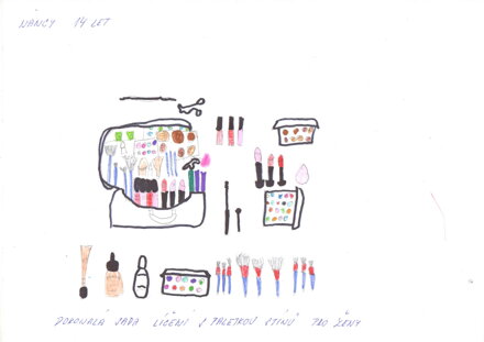 dokonalá sada líčení s paletkou stínů