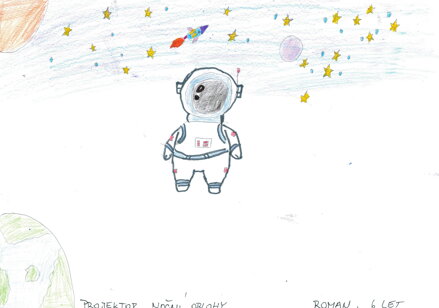 Projektor noční oblohy