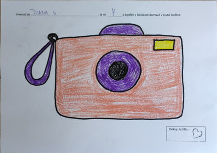 dětský fotoaparát