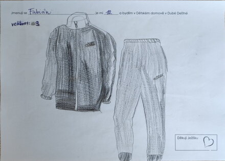  tepláková souprava vel. S