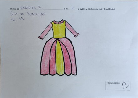 kostým princezny vel. 116