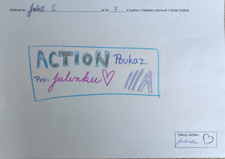 dárkový poukaz do obchodu Action