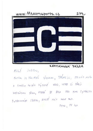 Kapitánská páska na fotbal