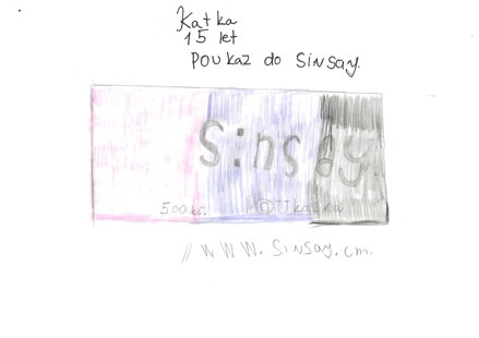  Poukaz do Sinsay (