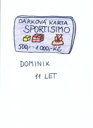 Dárková karta do obchodu Sportisimo