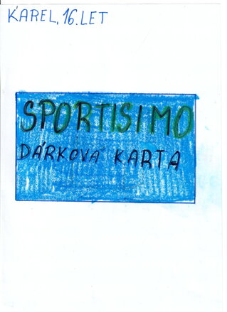 Dárková karta do obchodu Sportisimo