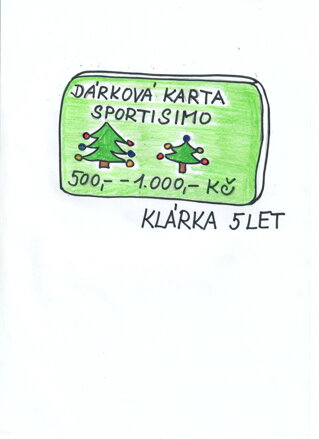 Dárková karta do obchodu Sportisimo