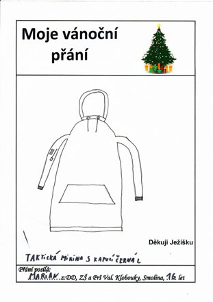 Taktická mikina s kapucí černá, vel.L