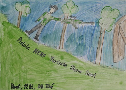 Pistole Nerf Fornite – na hraní