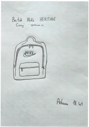 batoh Nike černý