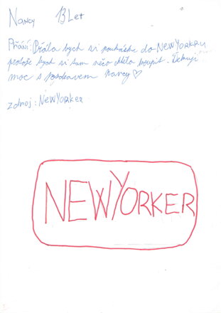 dárkový poukaz New Yorker