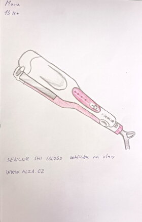 ŽEHLIČKA NA VLASY-SENCOR