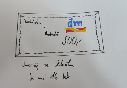 Poukaz do DM v hodnotě 500Kč