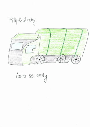 Auto, které vydává zvuky (popelář, hasiči, policie, sanitka)
